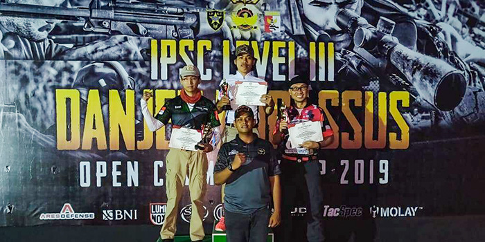 Aufar Saskara Raih Juara 1 Overall Lomba Tembak Terbuka Danjen Kopassus Open Championship 2019