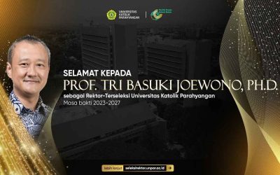 Prof. Tri Basuki Joewono Ditetapkan Jadi Rektor UNPAR Terseleksi Masa Bakti 2023-2027