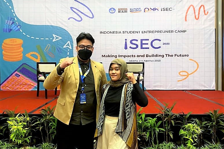 Brandon Nicholas Wakili UNPAR di Indonesian Student Entrepreneur Camp (ISEC) 2023