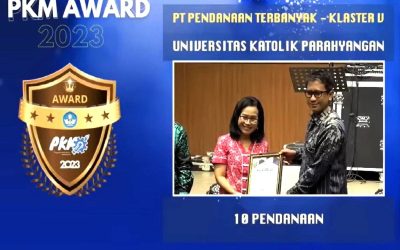 UNPAR Raih Penghargaan PT Penerima Pendanaan dan Insentif Klaster V PKM 2023